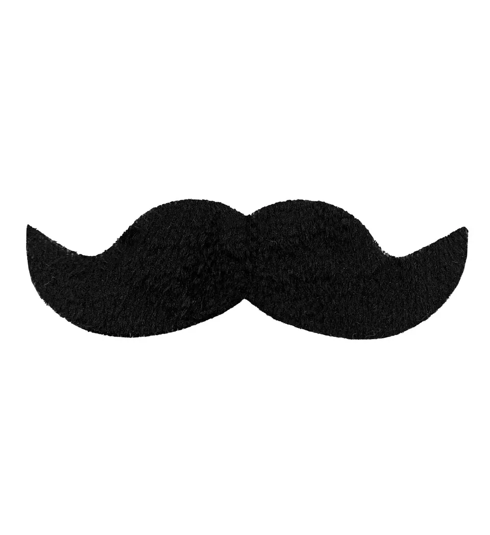 das-kost-mland-schnurrbart-diplomat-schwarz-selbstklebend image 1