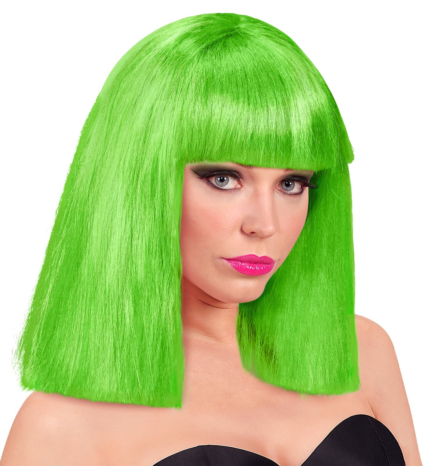 das-kost-mland-accessoires-per-cke-showgirl-neon-gr-n-longbob image 3
