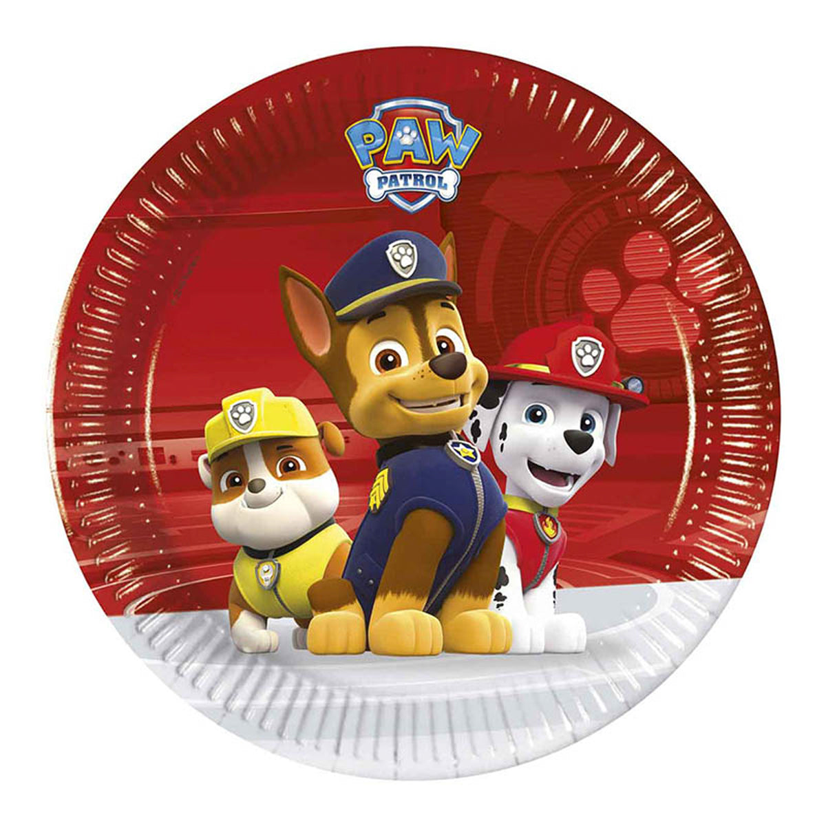 das-kost-mland-dekorationen-pappteller-paw-patrol-8st-20cm image 1