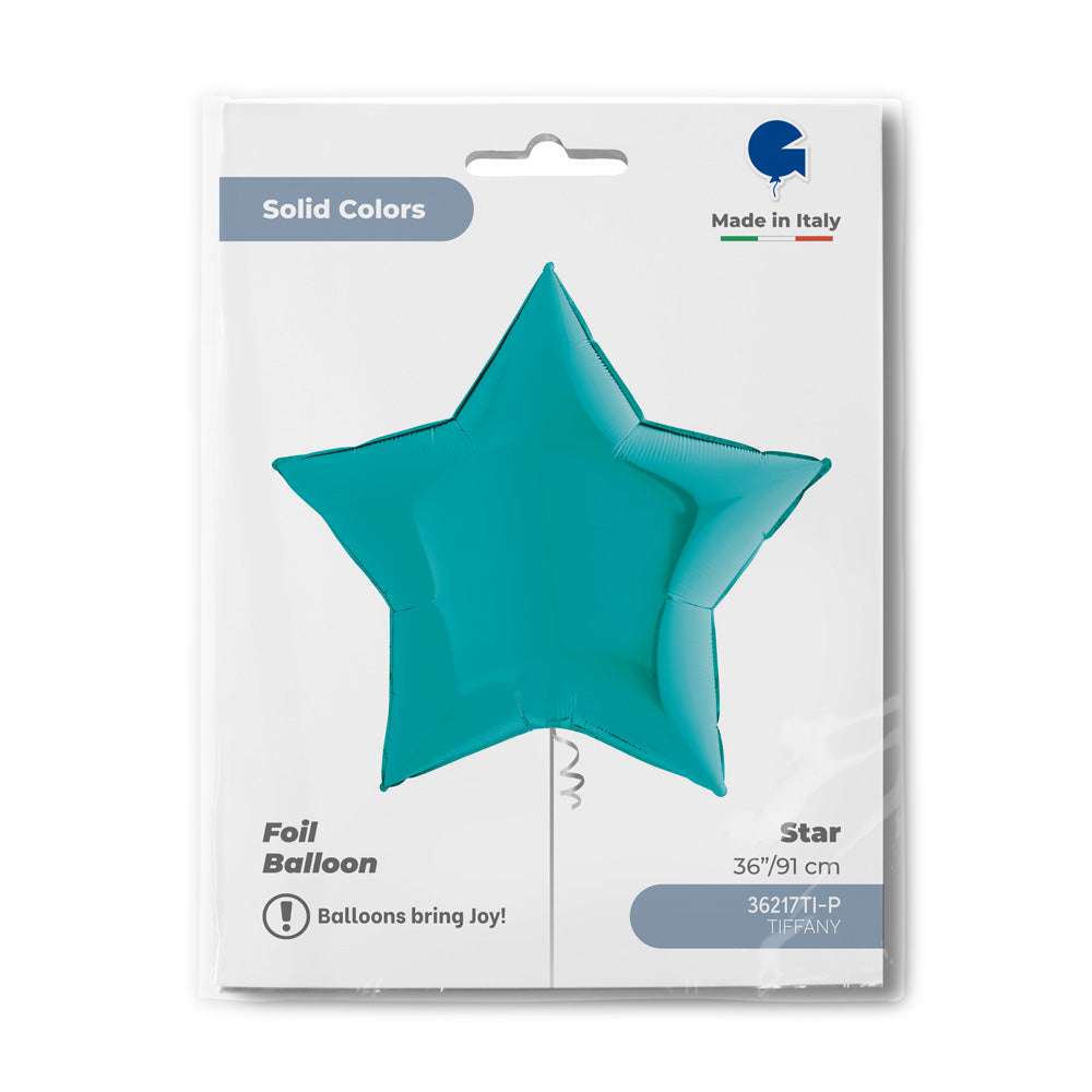 das-kost-mland-uni-stern-folienballon-91cm-tiffany-sternform image 2