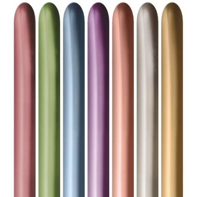 sempertex-260-nozzle-up-modellierballons-latex-chrome-bunt-50-stk image 1
