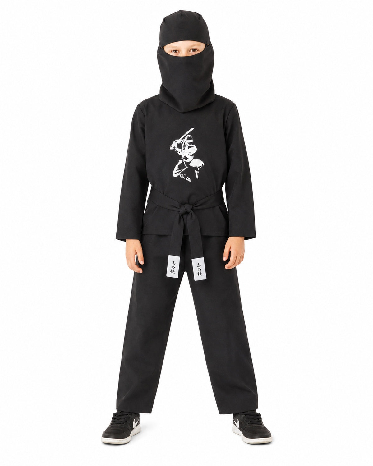 das-kost-mland-jungen-ninja-kost-m-kinder-4-tlg-schwarz-samurai image 2