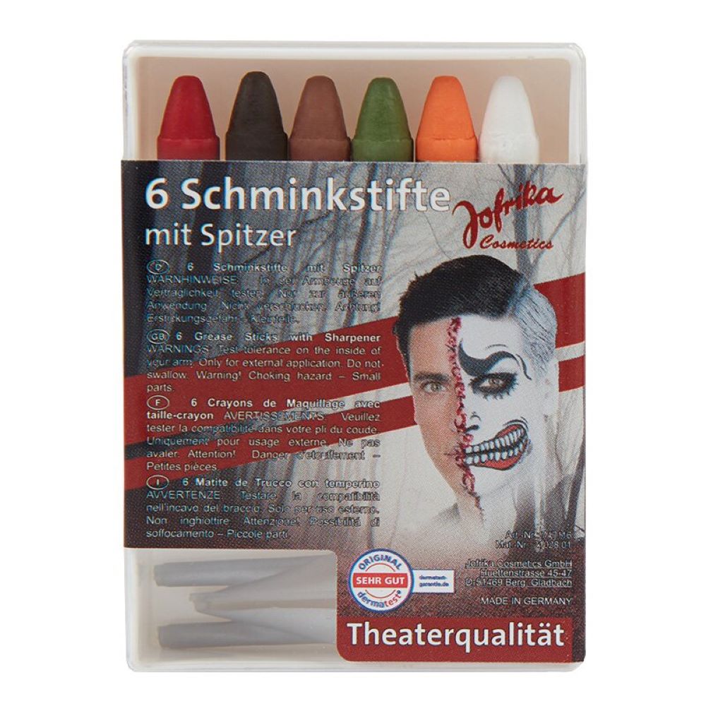 das-kost-mland-dekorationen-schminkstifte-halloween-6er-spitzer image 2