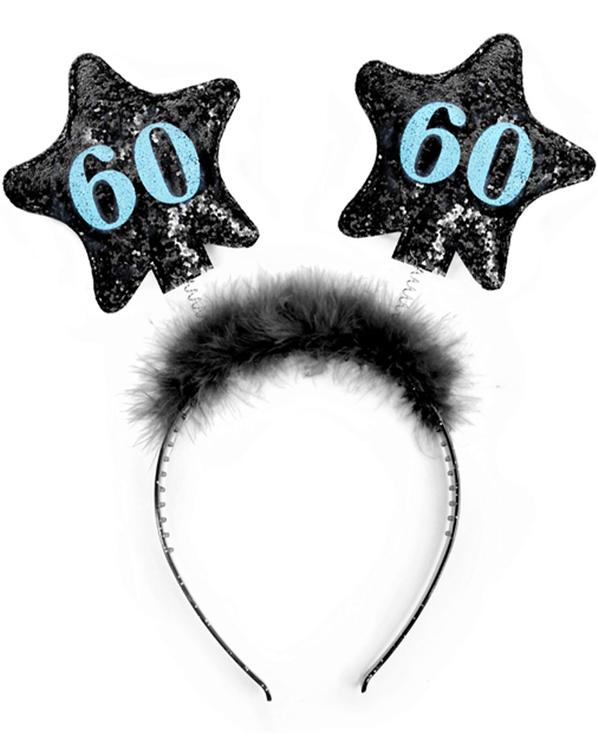 haarreif-mit-sternen-60-schwarz-geburtstag-haarschmuck image 1
