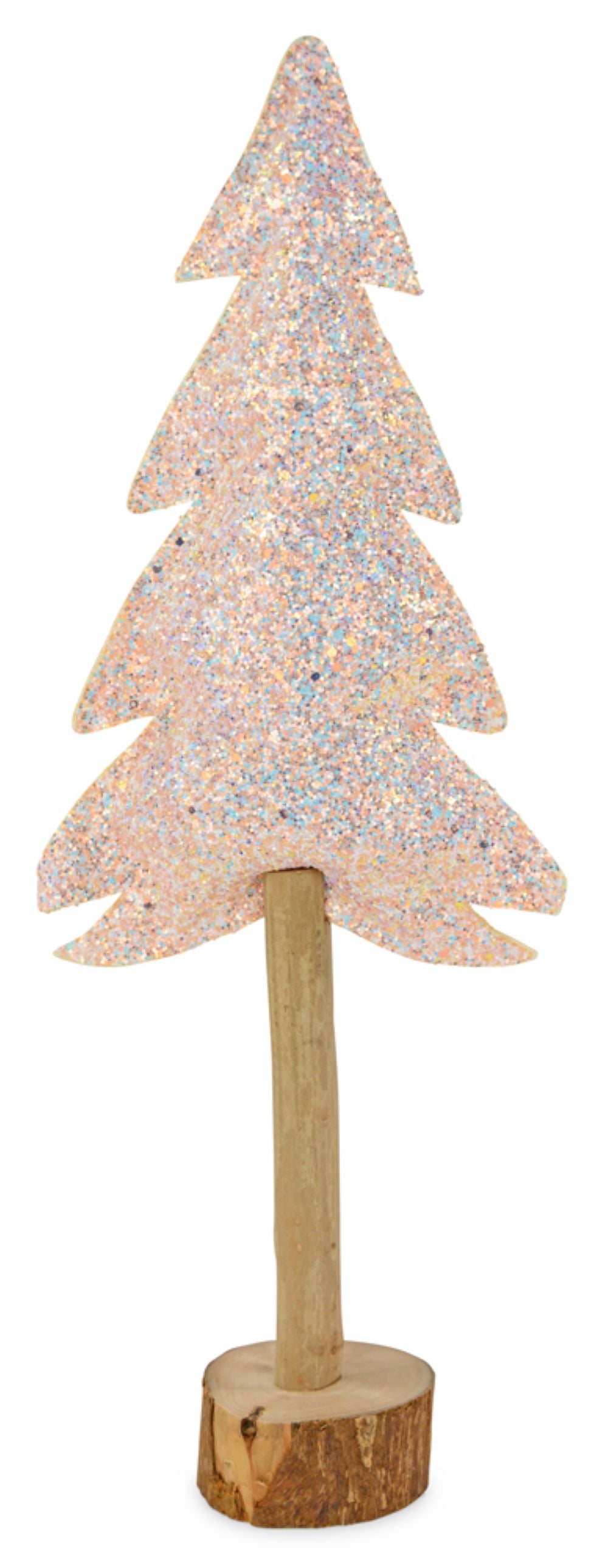 das-kost-mland-tannenbaum-stehdeko-45cm-utopiaglitter-rosa image 1