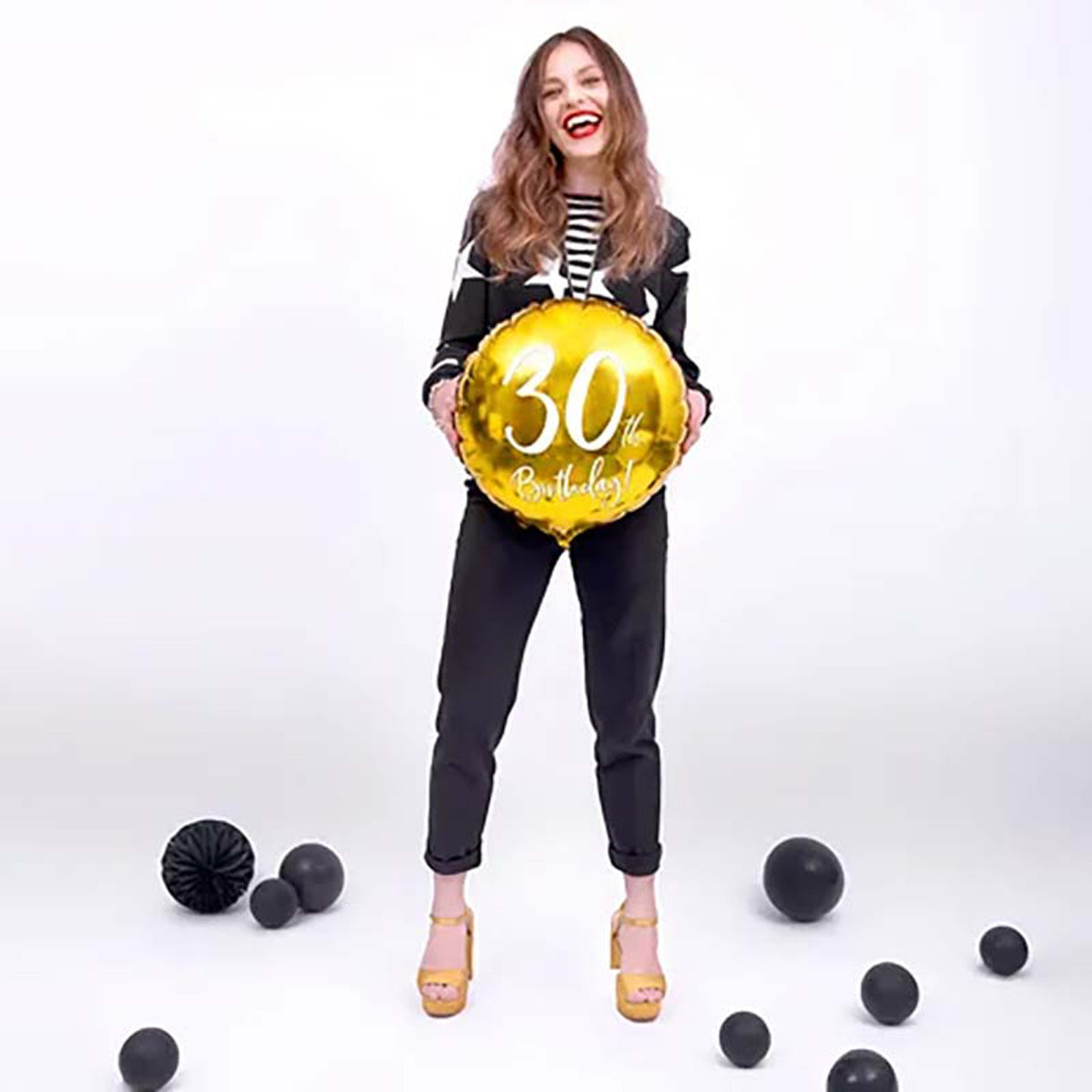 das-kost-mland-folienballon-30th-birthday-gold-45-cm image 2