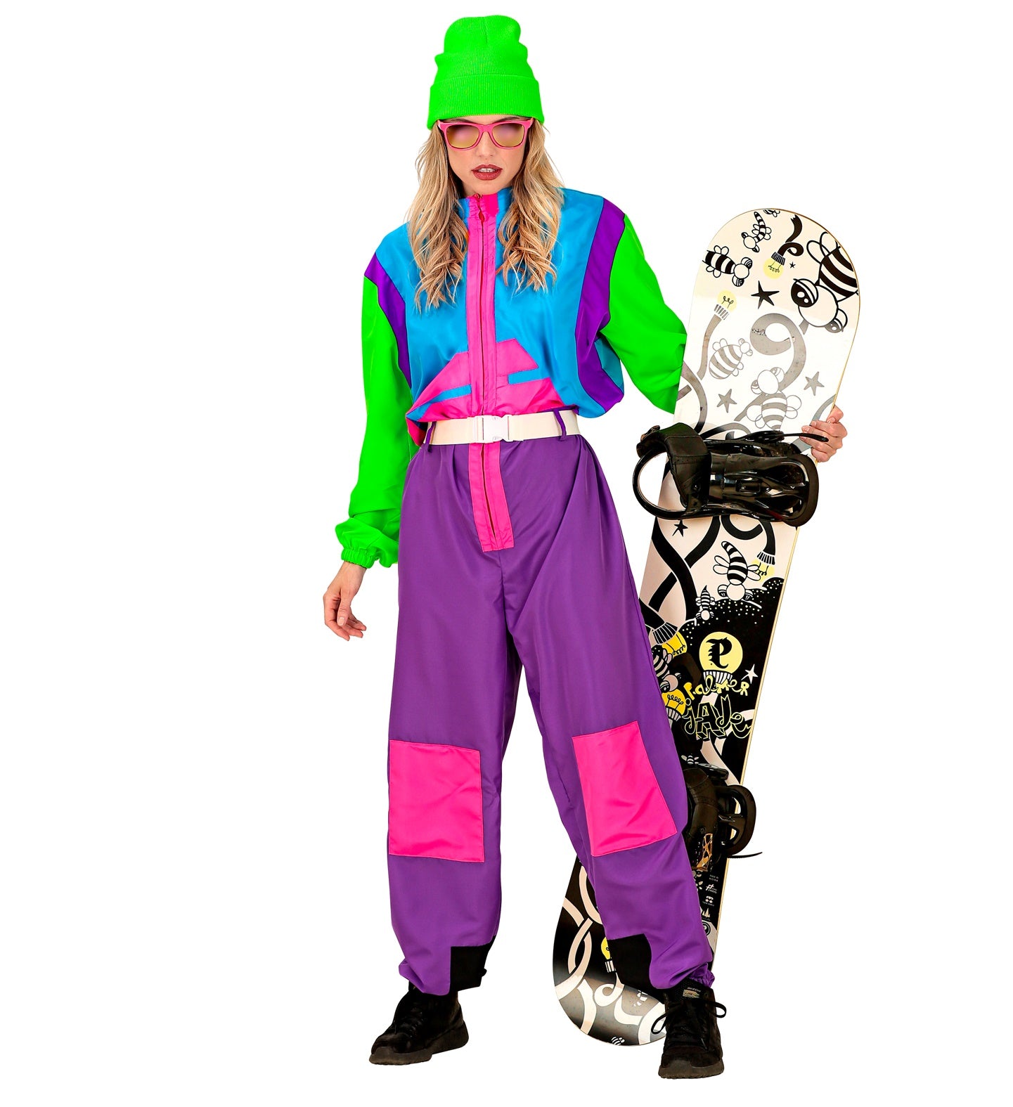 das-kost-mland-herren-snowboarder-kost-m-80er-neon-overall-gr-l image 3