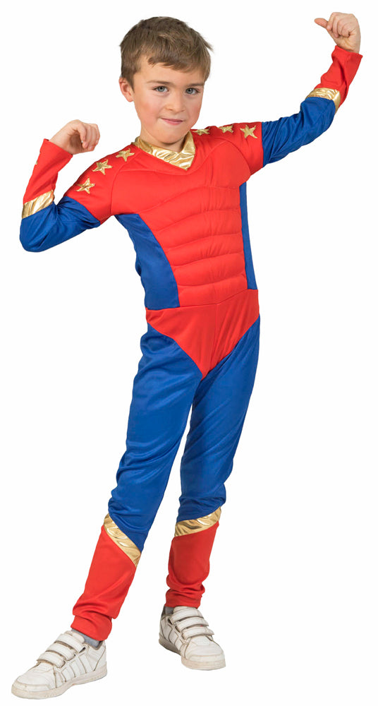 das-kost-mland-superboy-kost-m-jungen-blau-rot-gr-116-152 image 1
