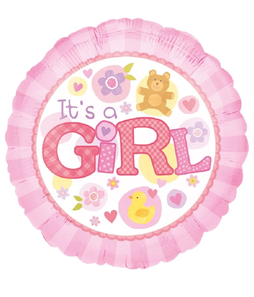 das-kost-mland-folienballon-it-s-a-girl-43-cm-ungef-llt image 1