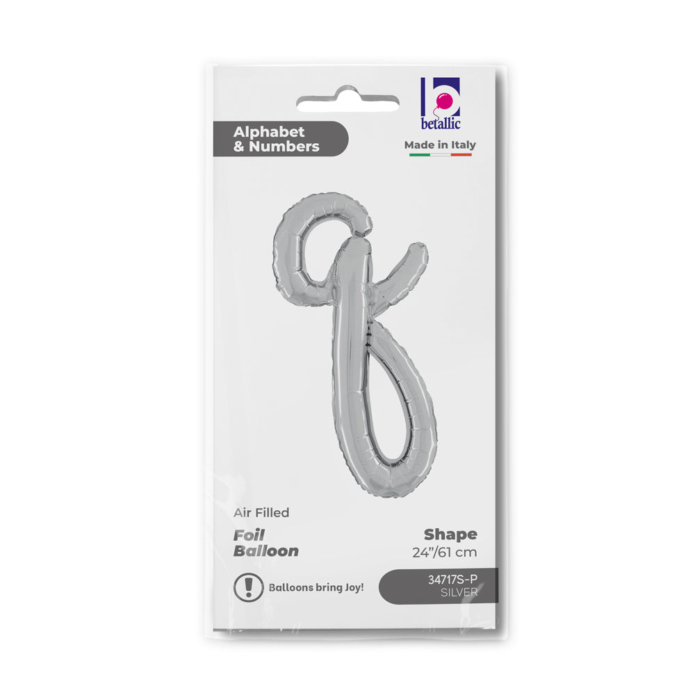 grabo-folienballon-buchstabe-skript-silber-q-61cm-luft image 2