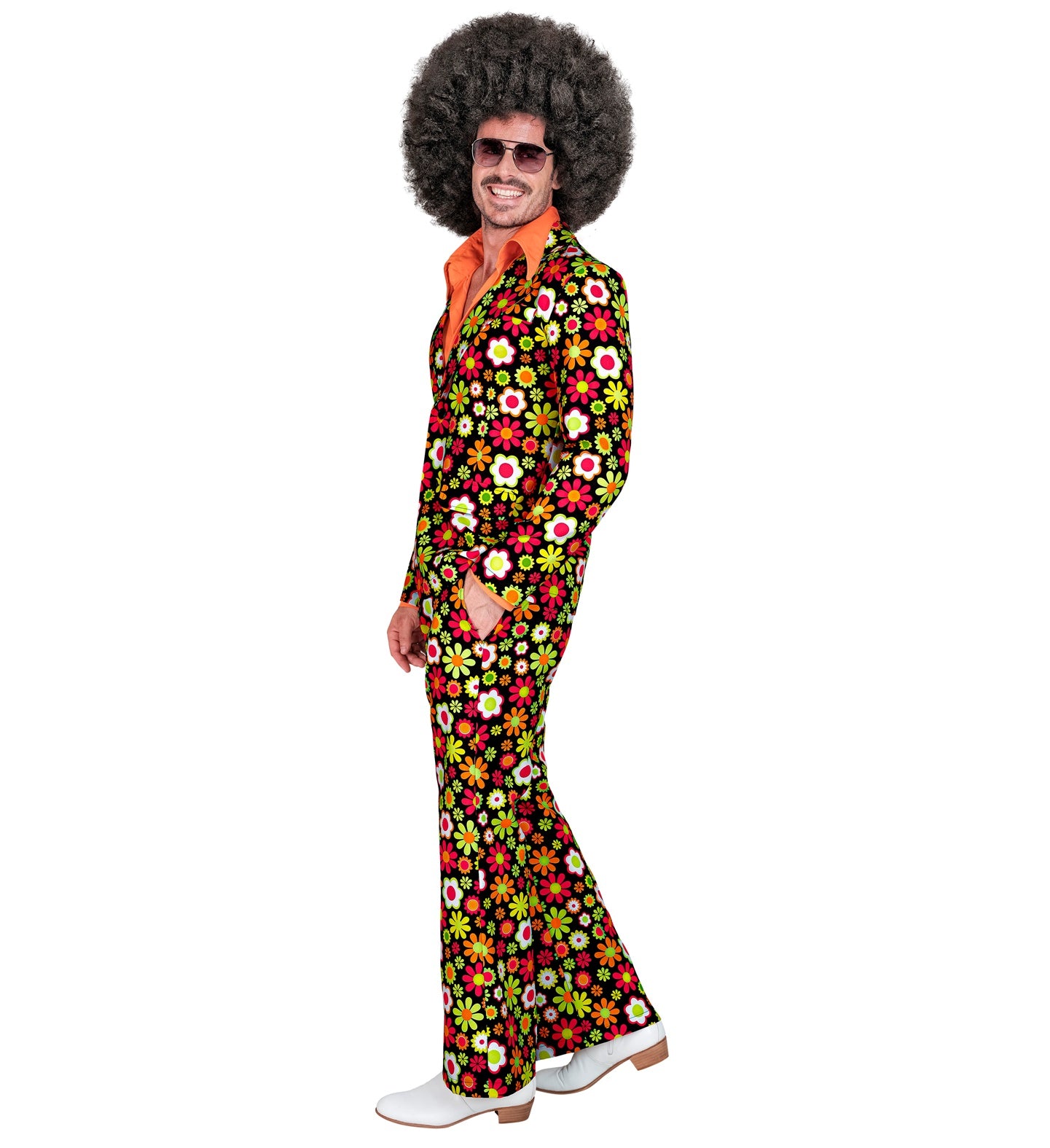 das-kost-mland-herren-hippie-anzug-flowers-kost-m-l-bunt image 2