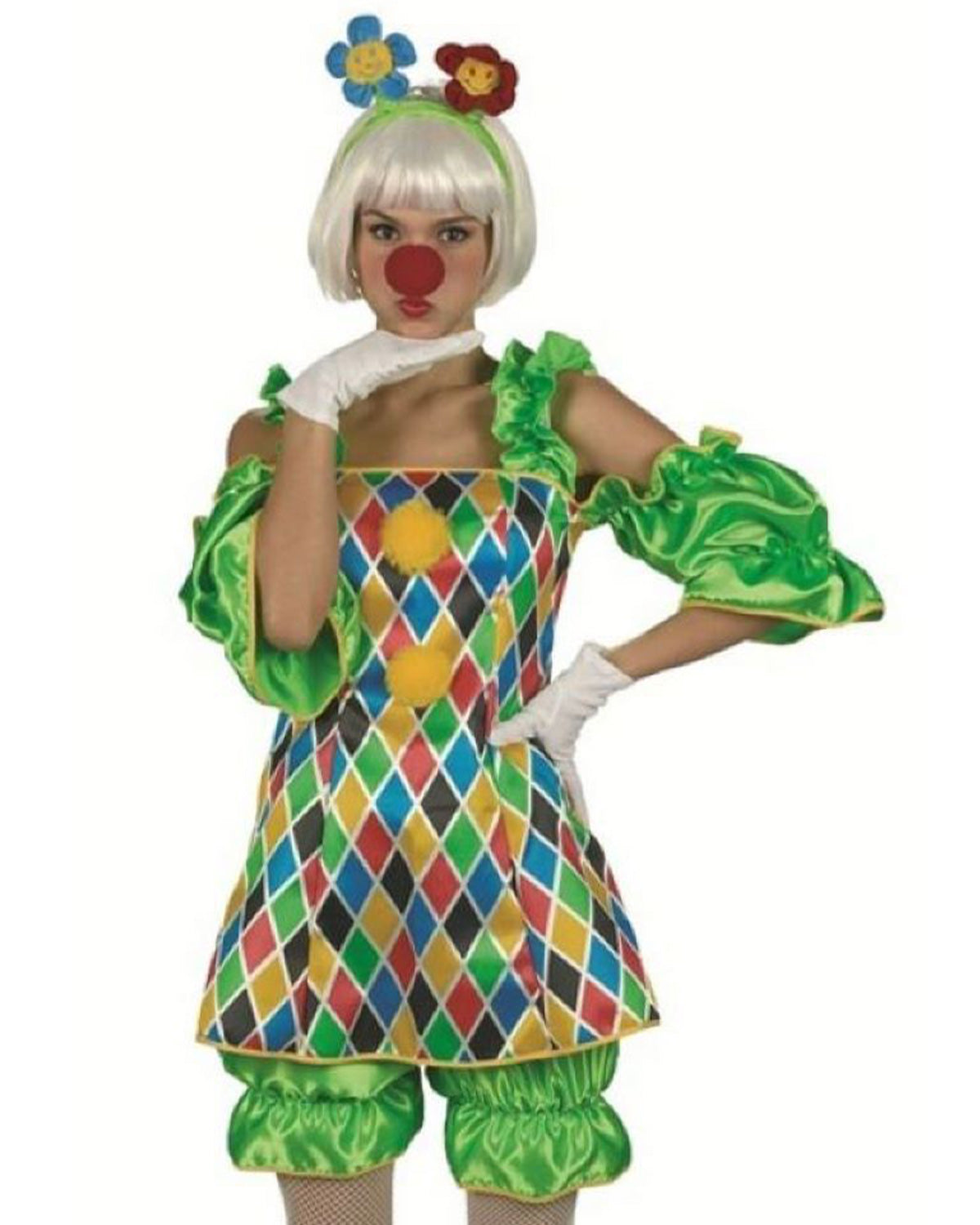 das-kost-mland-damen-clownette-daffy-kost-m-36-38-bunt image 1