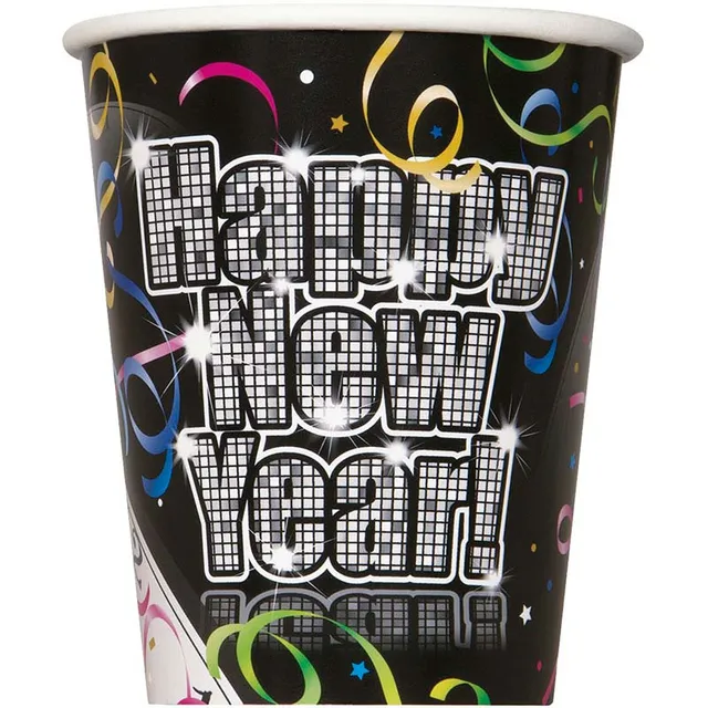 das-kost-mland-dekorationen-countdown-pappbecher-silvester-8-stk image 1