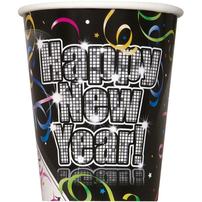 das-kost-mland-dekorationen-countdown-pappbecher-silvester-8-stk image 1