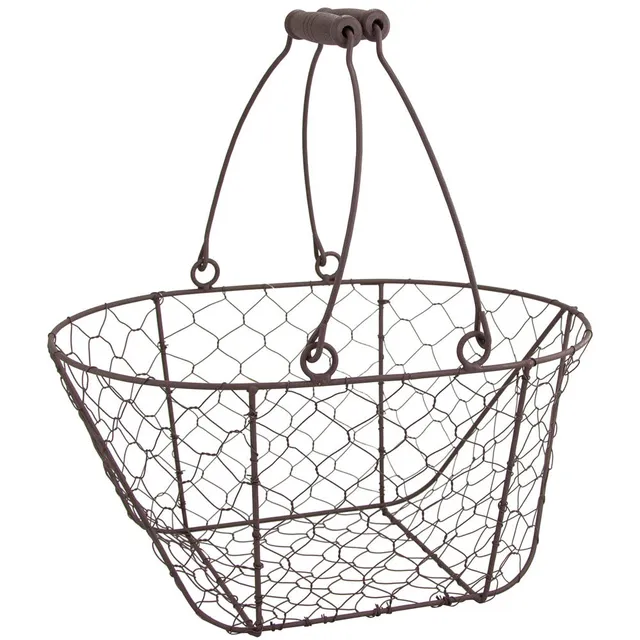 riffelmacher-metallkorb-mit-griffen-08211-drahtkorb-31x22-cm image 1