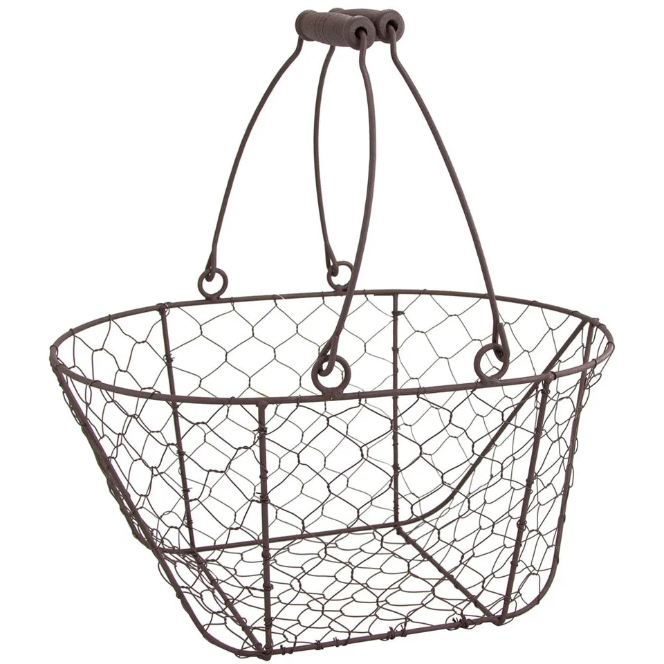 riffelmacher-metallkorb-mit-griffen-08211-drahtkorb-31x22-cm image 1