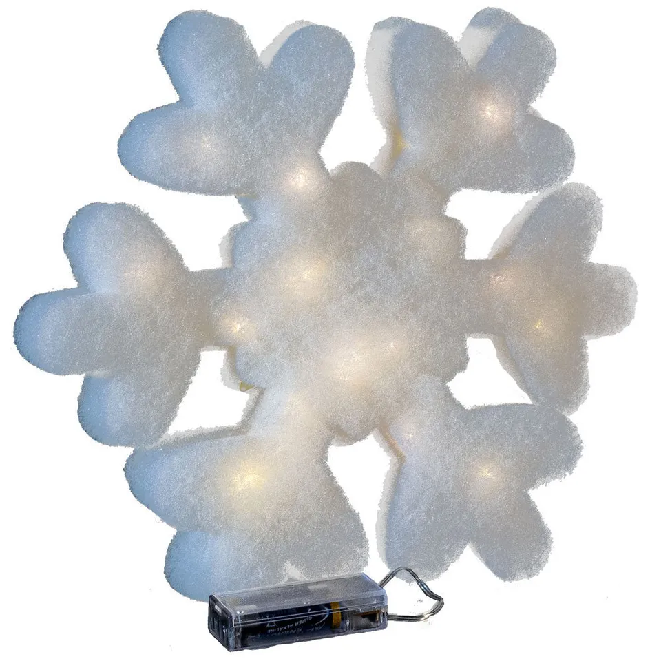 riffelmacher-led-schneeflocke-30-cm-wei-das-kost-mland-deko image 1