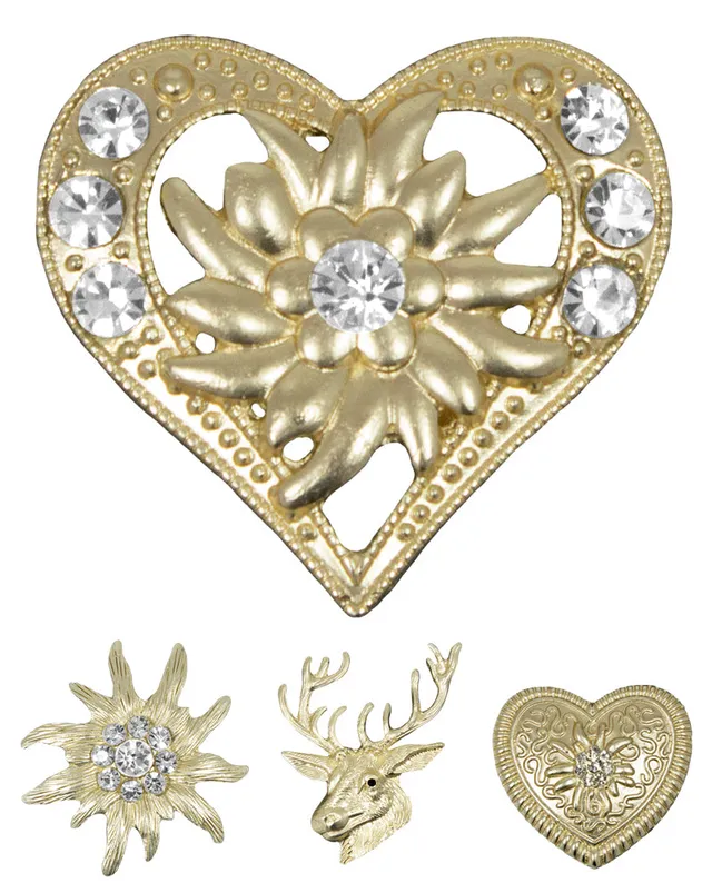 das-kost-mland-magnet-brosche-tuchhalter-gold-metall image 1