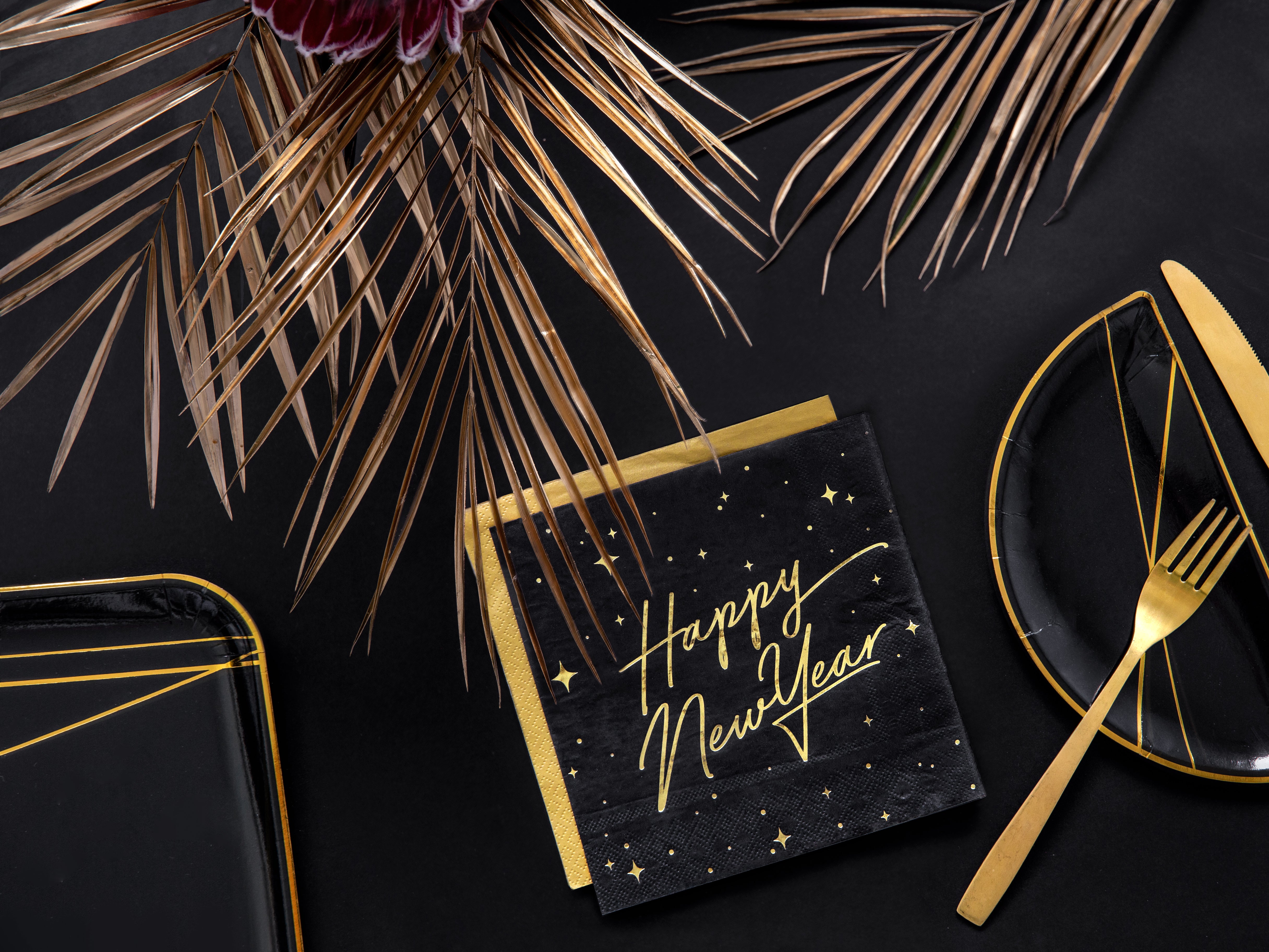das-kost-mland-servietten-uni-gold-metallic-33x33cm-20-stk image 4