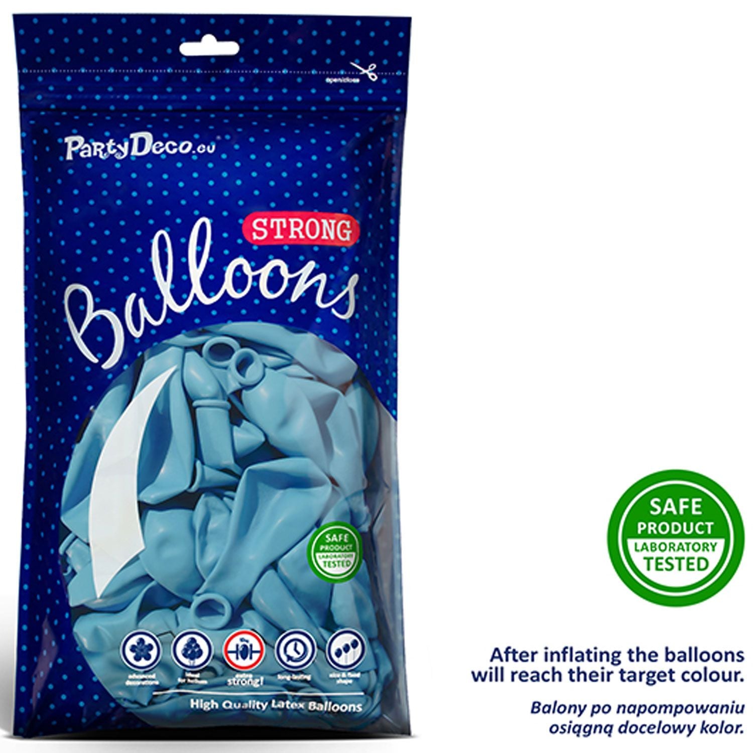 das-kost-mland-uni-pastell-luftballons-50-st-ck-baby-blau-30cm image 2