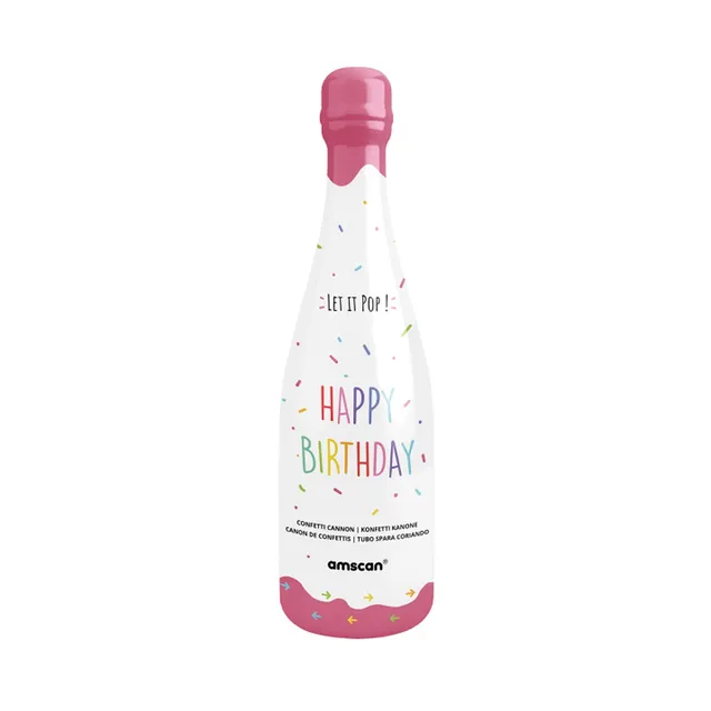 das-kost-mland-konfettishooter-flasche-pink-32cm-bunt image 1