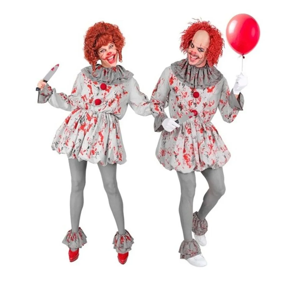 das-kost-mland-herren-vintage-horror-clown-kost-m-grau-gr-l image 1