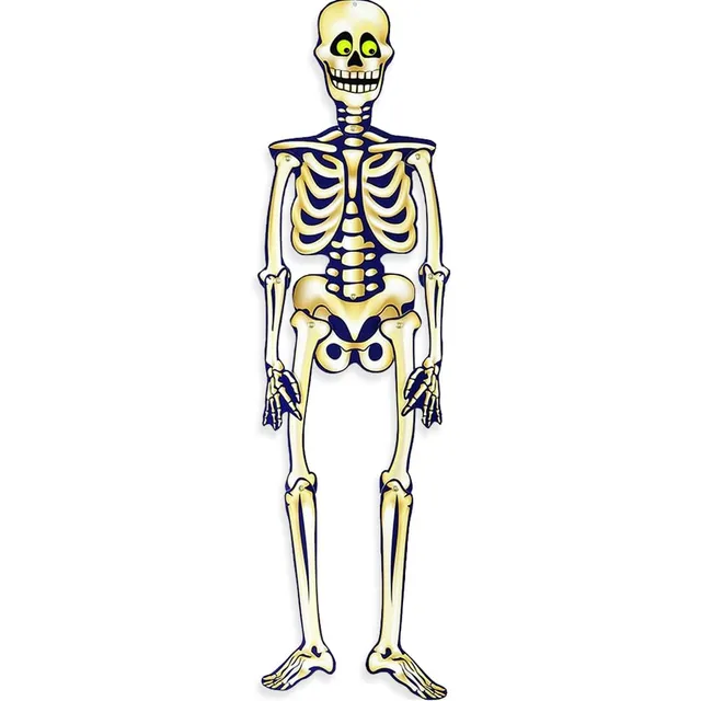 das-kost-mland-halloween-h-nge-skelett-cutout-87cm-deko image 1