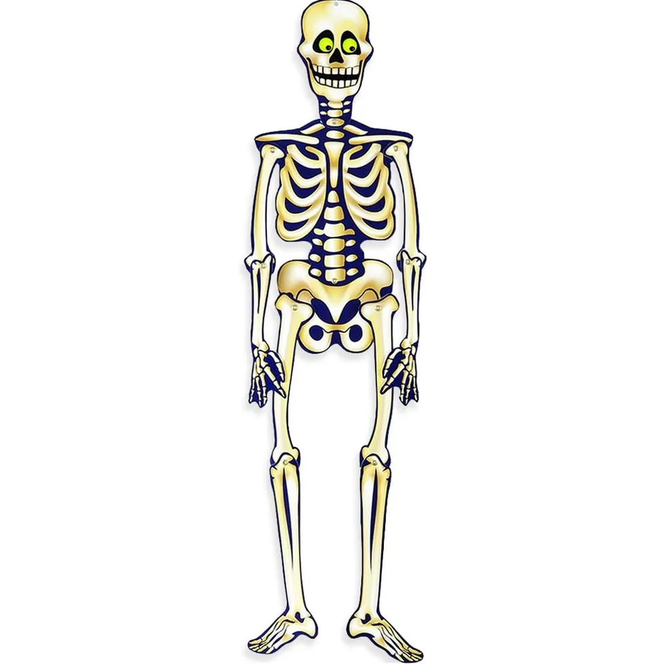 das-kost-mland-halloween-h-nge-skelett-cutout-87cm-deko image 1