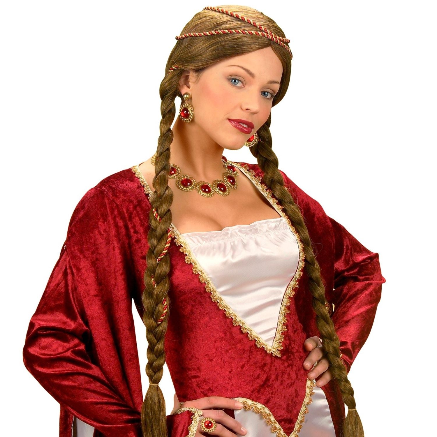 das-kost-mland-renaissance-k-nigin-per-cke-damen-braun image 1