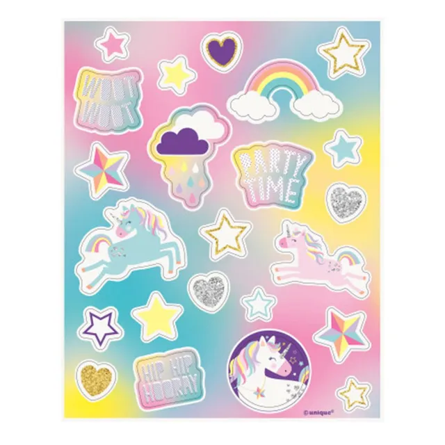 das-kost-mland-einhorn-sticker-4-bl-tter-set image 1