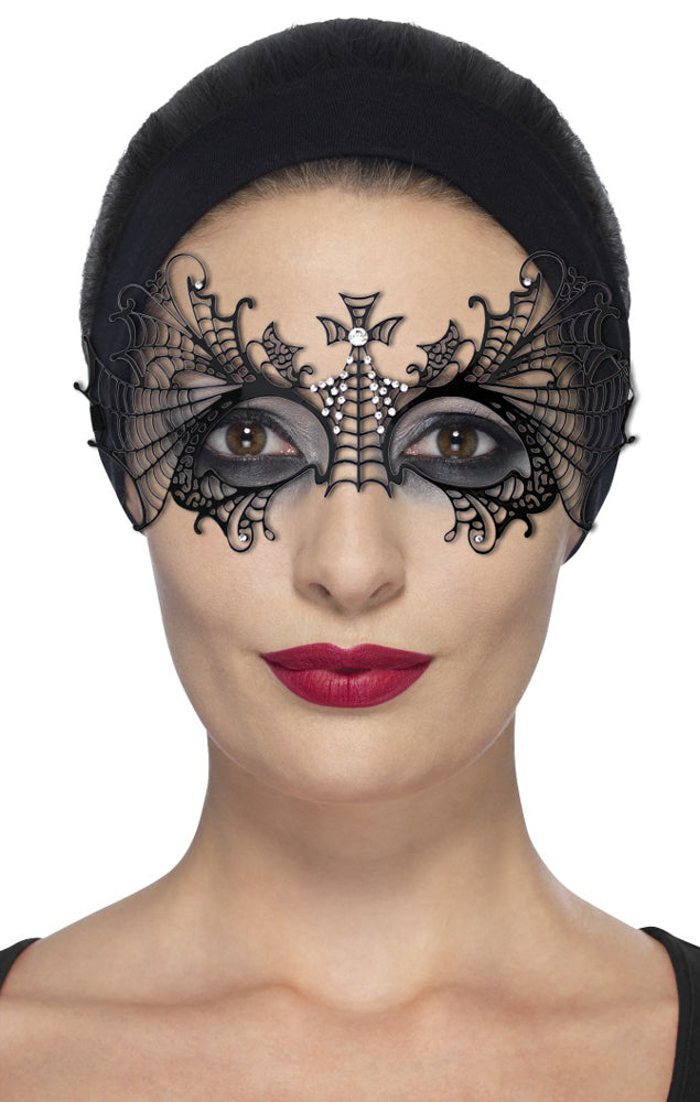 das-kost-mland-accessoires-mystique-augenmaske-metall-schwarz image 2