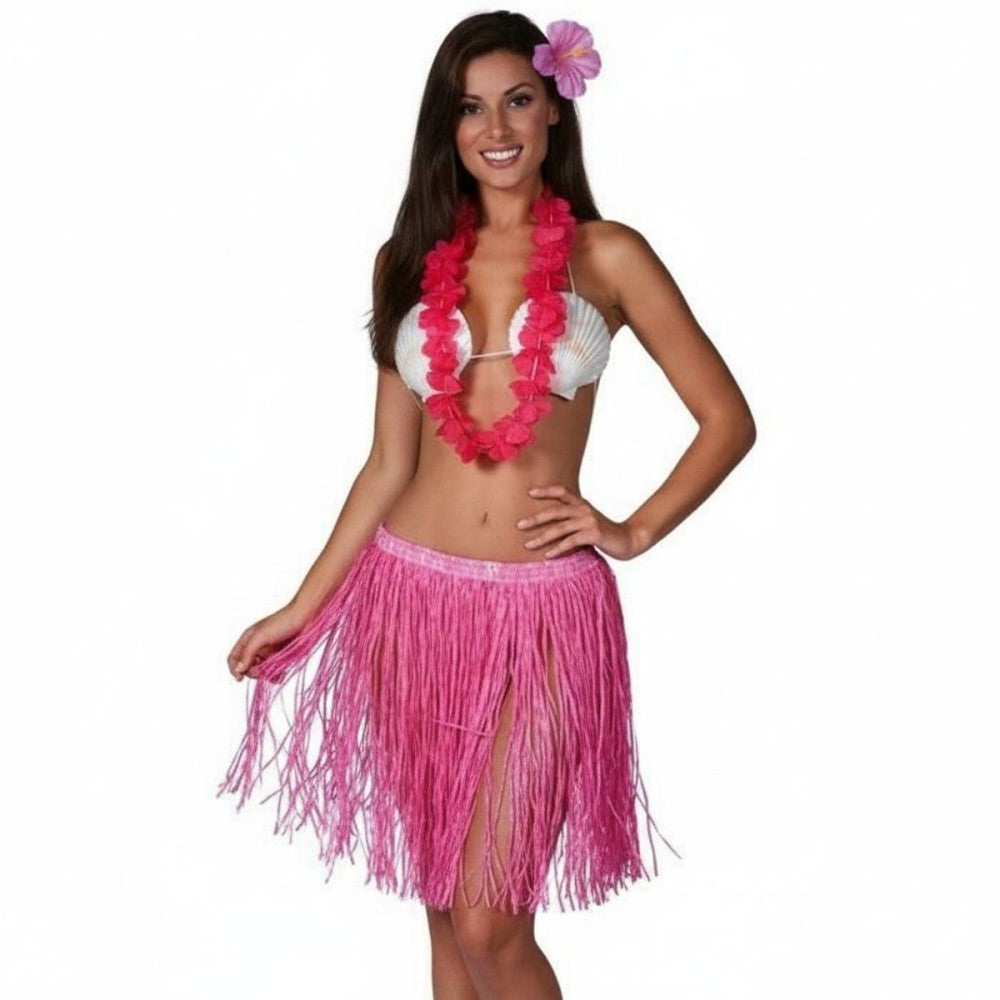 das-kost-mland-herren-hawaii-kost-m-flower-pink-3-tlg-60cm image 2