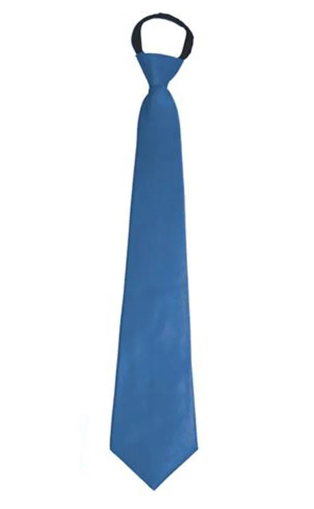 das-kost-mland-accessoires-satin-krawatte-show-kost-m-blau image 1