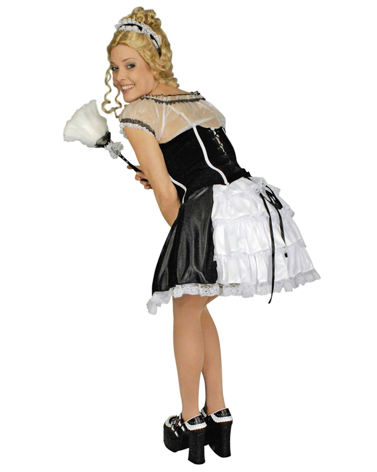 das-kost-mland-m-dchen-zimmerm-dchen-kost-m-damen-schwarz image 2