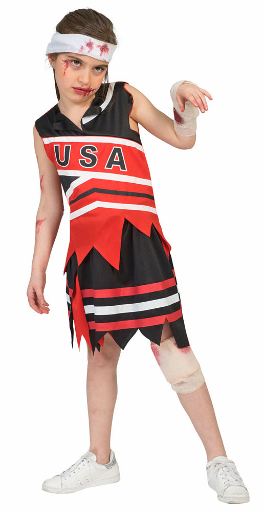 das-kost-mland-zombie-usa-cheerleader-kost-m-kinder-gr-116 image 5