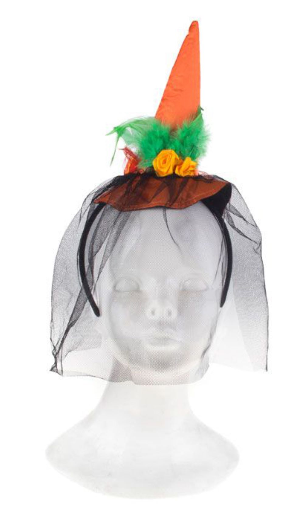 das-kost-mland-sukie-minihut-hexe-orange-mit-haarreif image 2