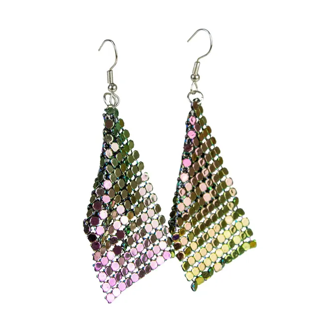 das-kost-mland-414114-regenbogen-ohrringe-disco-schmuck-bunt-glitzer image 1