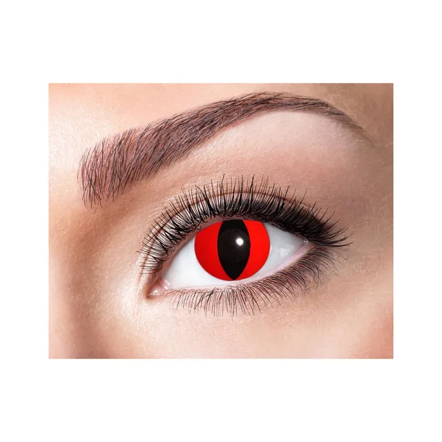 eyecatcher-motivlinsen-m61-red-cat-kontaktlinsen-rot-2-stk-ohne-st-rke image 1