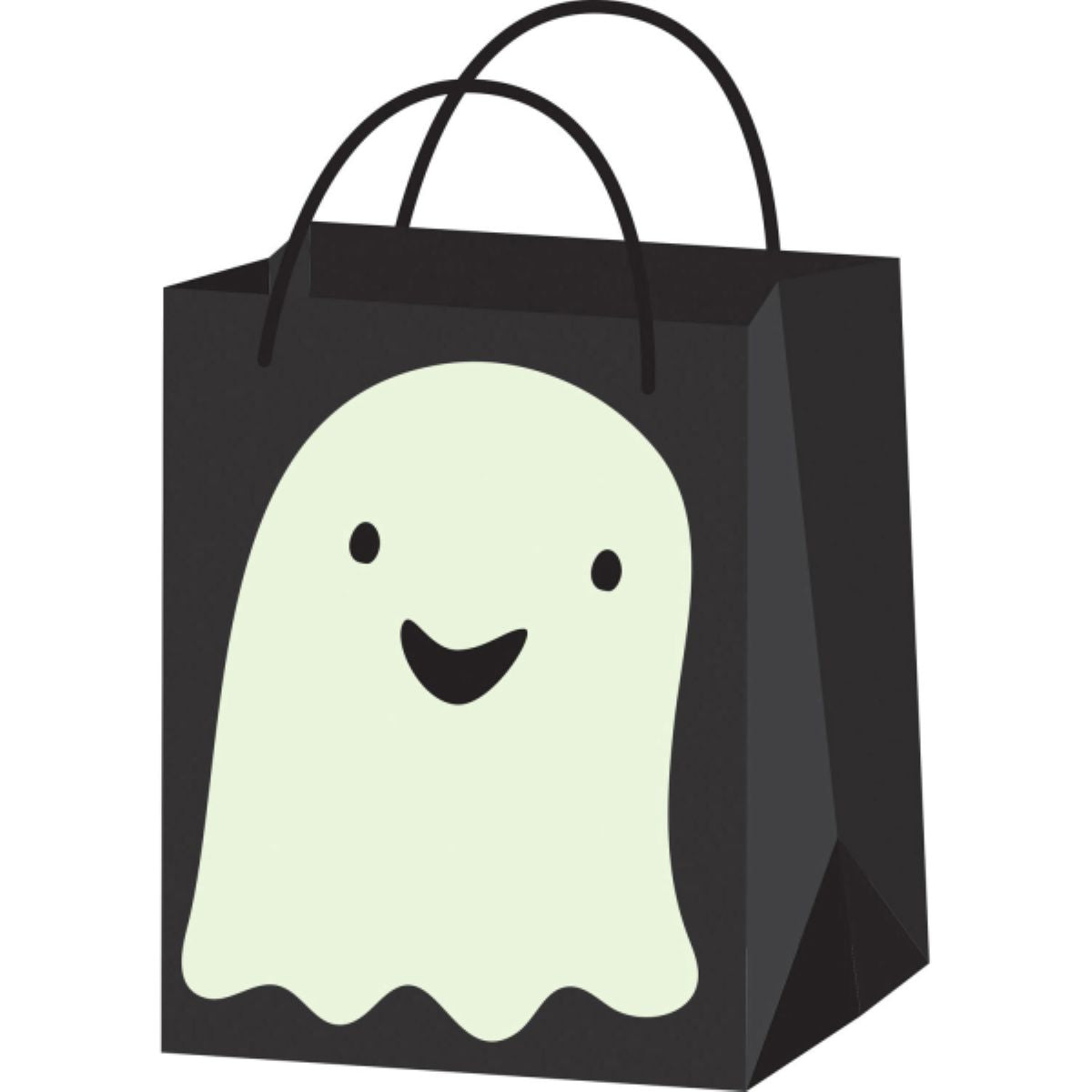 das-kost-mland-accessoires-halloween-papiertasche-kleiner-geist image 1