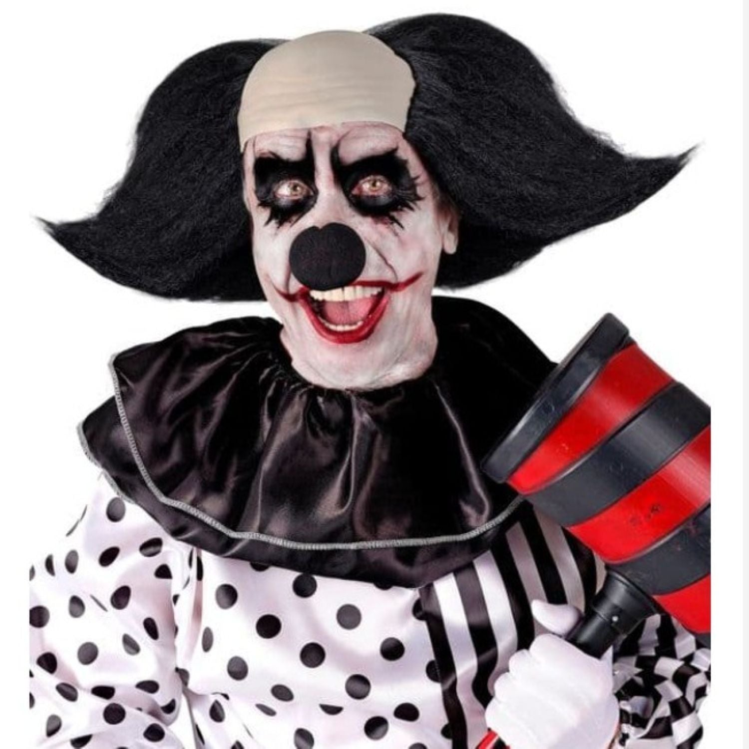 das-kost-mland-per-cke-killerclown-herren-schwarz-glatze image 1