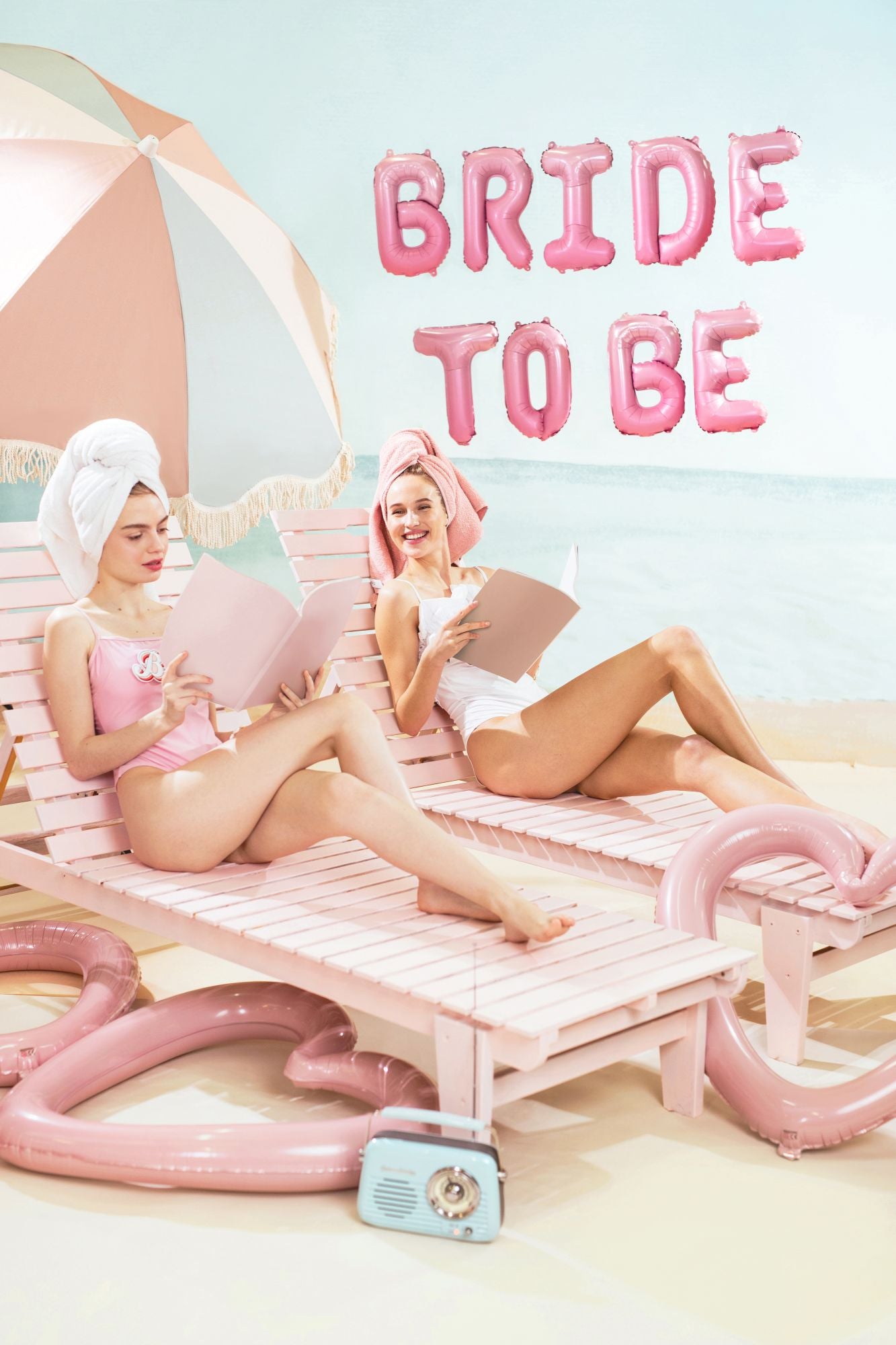 das-kost-mland-bride-to-be-ballongirlande-350cm-rosa-folie image 4