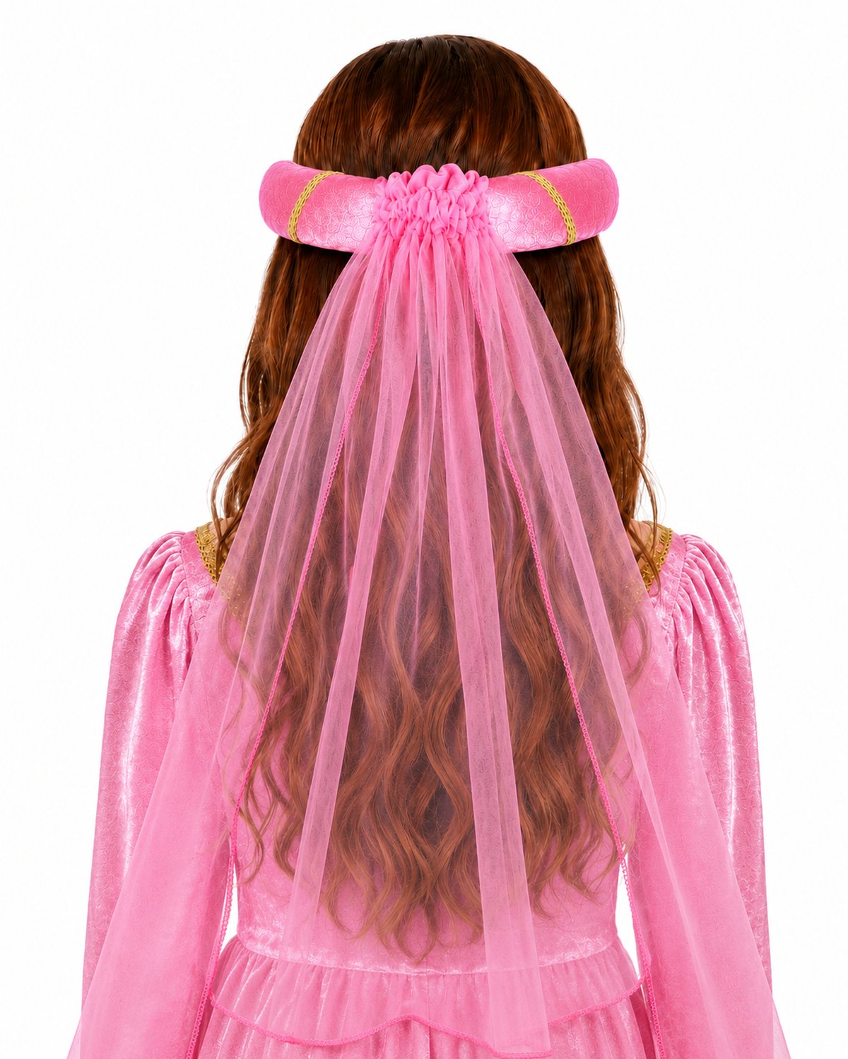 rosalin-mittelalter-haarband-mit-schleier-pink-f-r-m-dchen image 6
