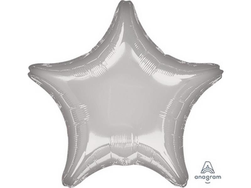 das-kost-mland-dekorationen-stern-folienballon-43-cm-silber image 1