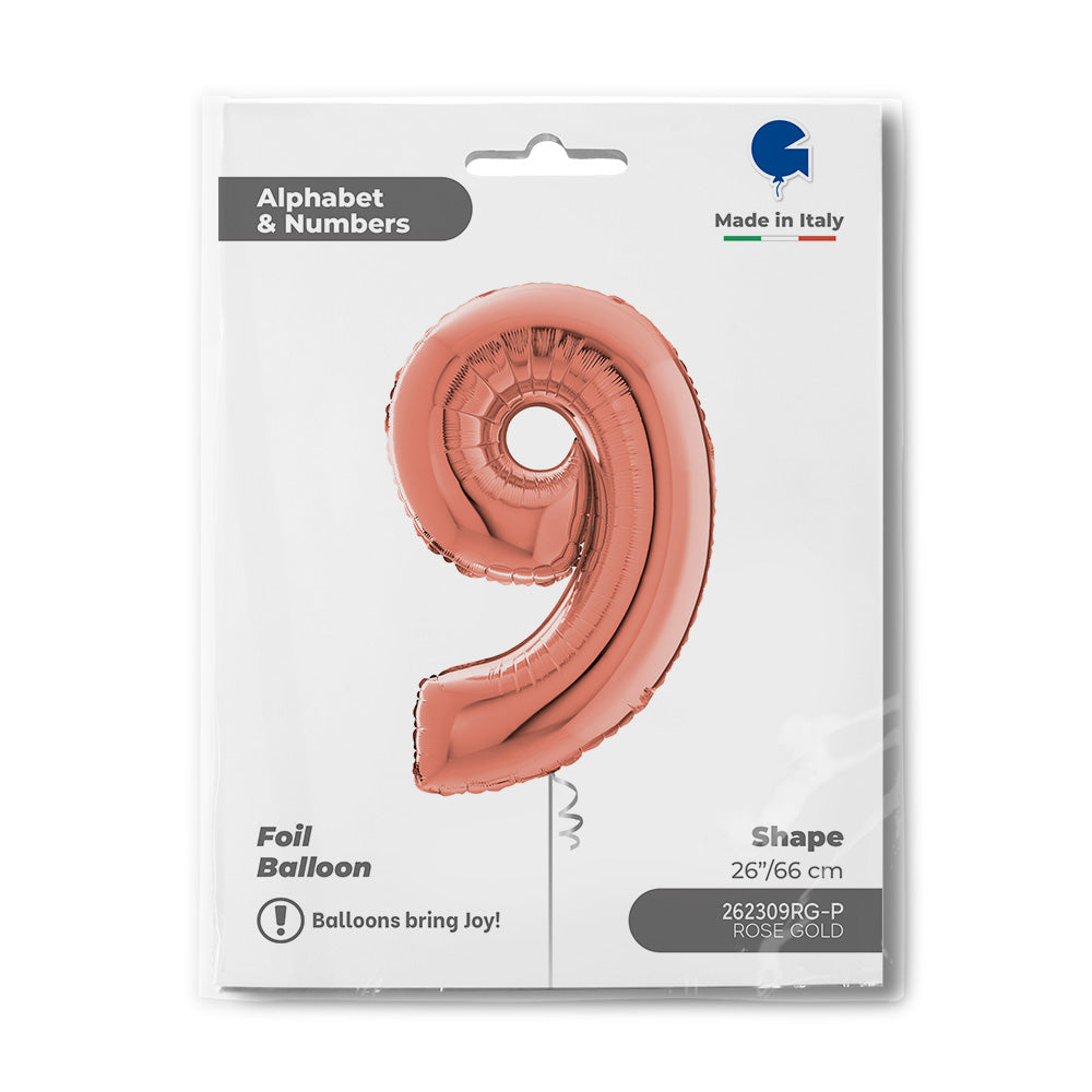 das-kost-mland-riesenzahl-folienballon-9-rosegold-66cm image 2
