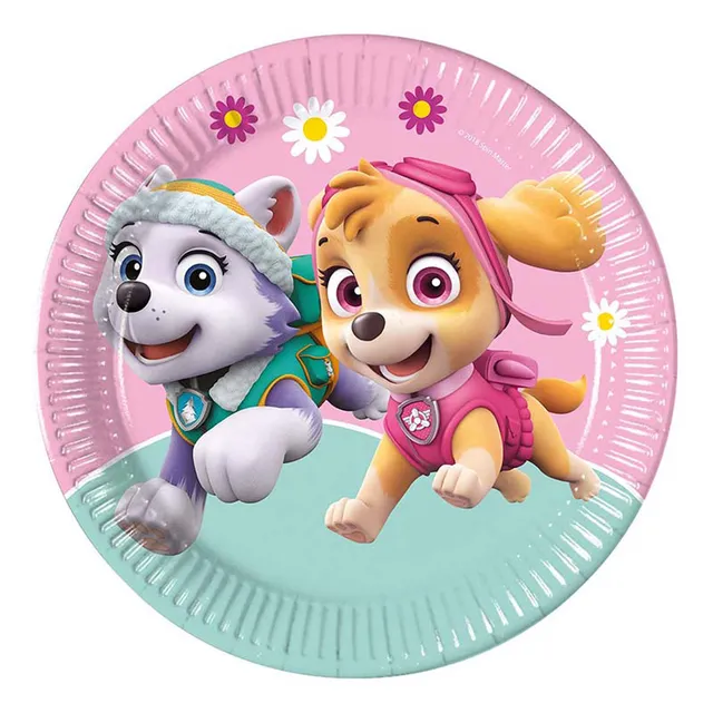 paw-patrol-pappteller-skye-ever-8-stk-23cm-fsc image 1