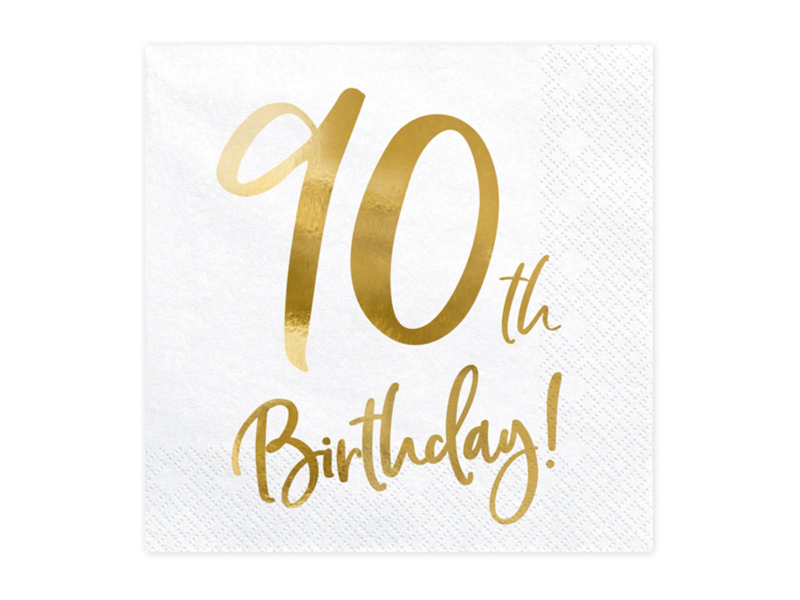 das-kost-mland-servietten-birthday-gold-90-20-stk-33x33-cm image 2