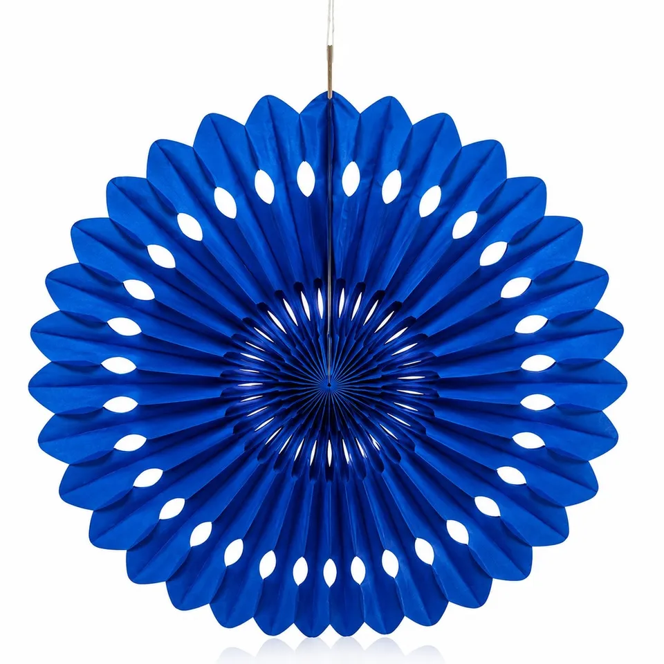 das-kost-mland-dekof-cher-uni-40cm-papierf-cher-royalblau image 1