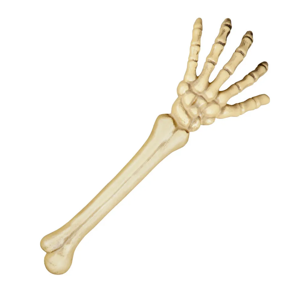 das-kost-mland-skelett-arm-halloween-deko-46-cm-beige image 1