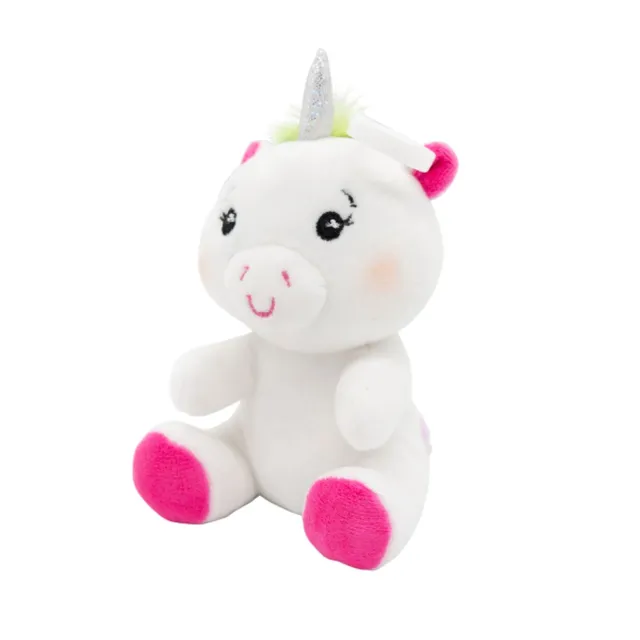 das-kost-mland-dekorationen-einhorn-pl-schtier-ballongewicht-90g-11cm image 1
