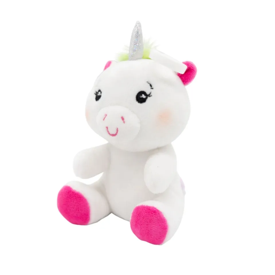 das-kost-mland-dekorationen-einhorn-pl-schtier-ballongewicht-90g-11cm image 1